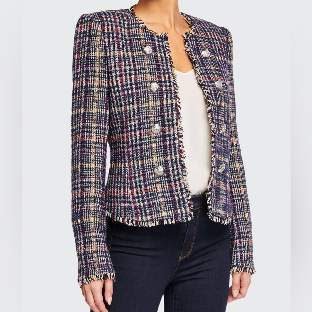Veronica Beard Jerry Tweed Dickey Jacket